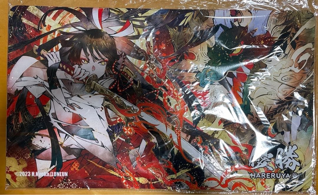 MTG　プレイマット　未使用　匈歌ハトリ　神を討つ　侍