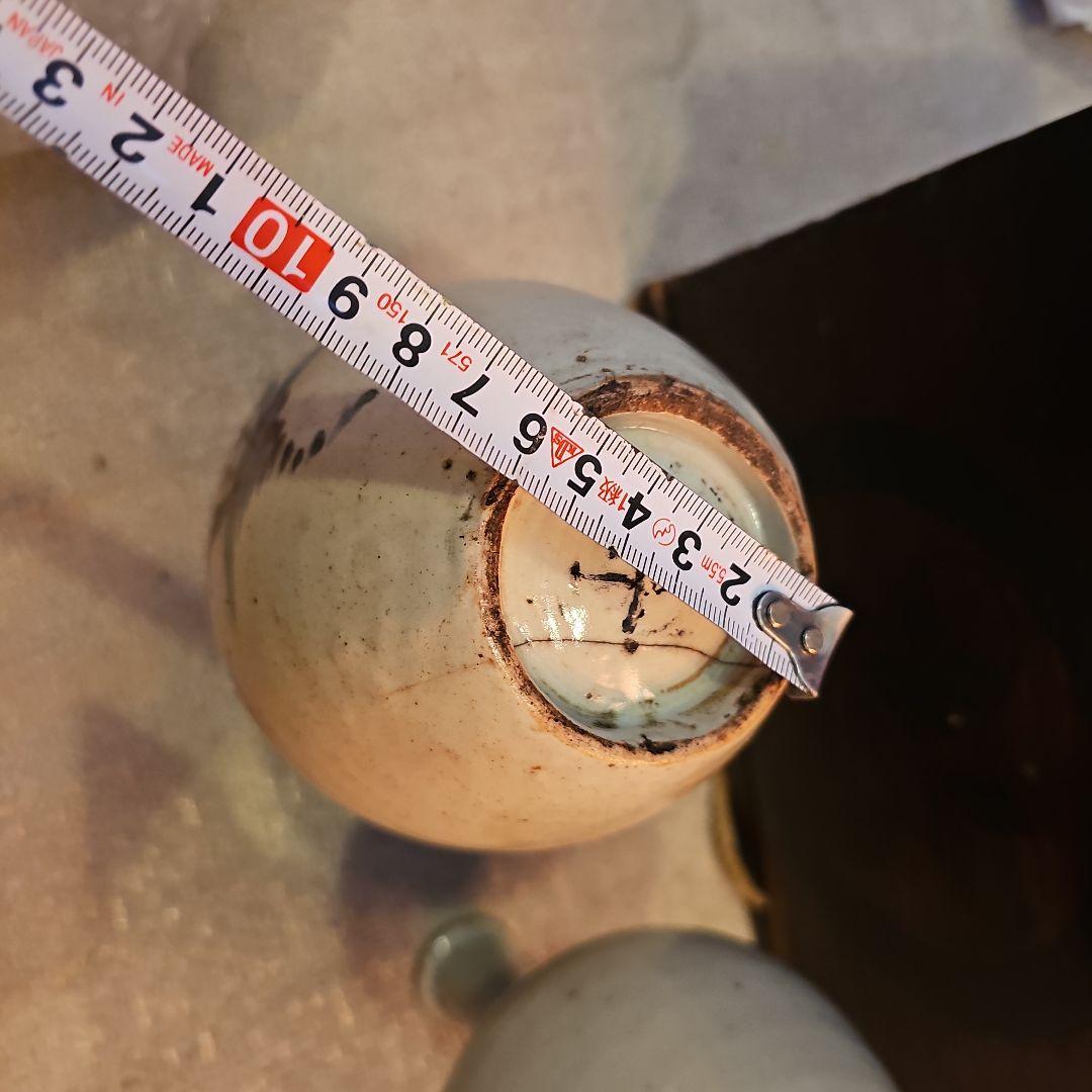 江戸初期から中期 古伊万里徳利(俗称パイナップル絵柄)一対