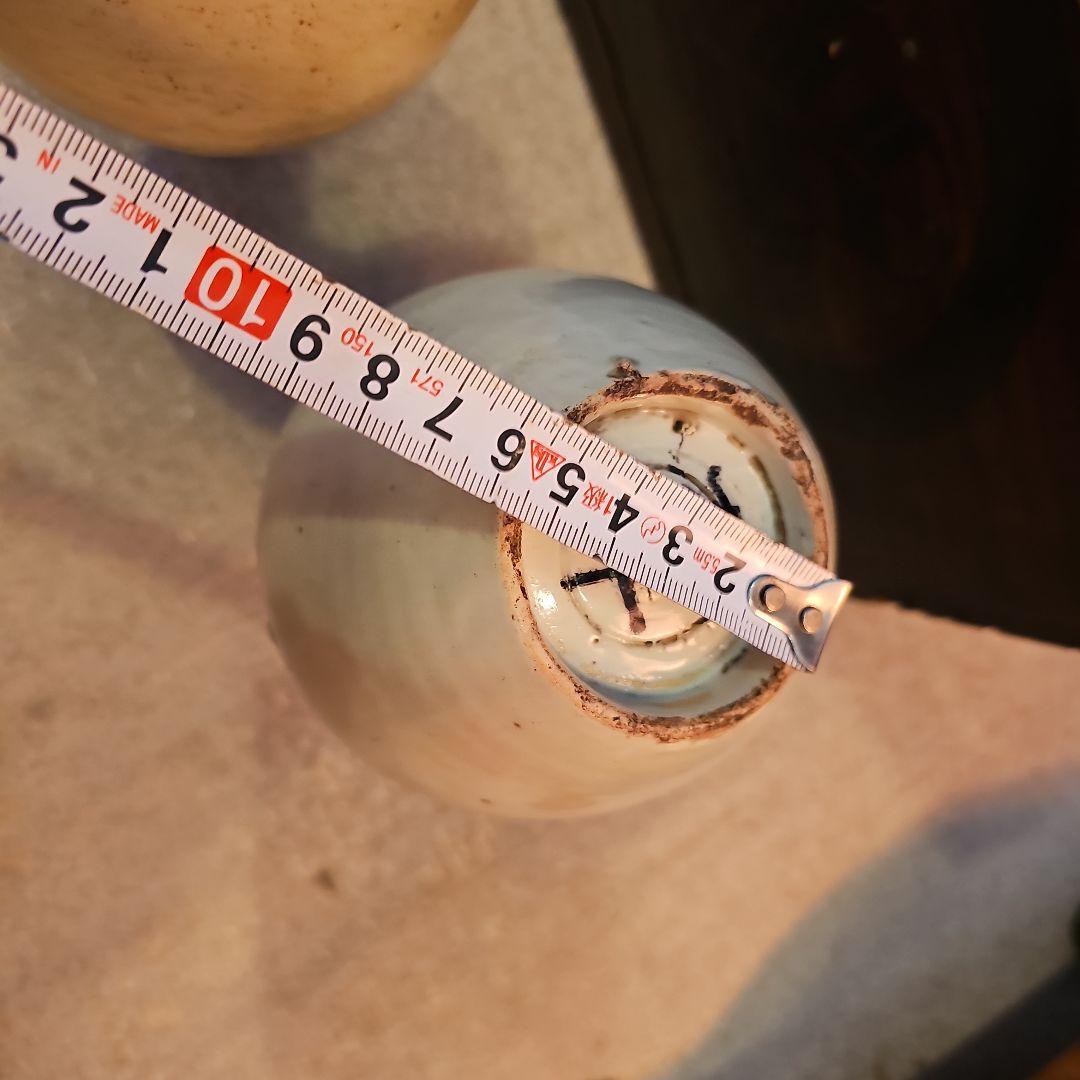 江戸初期から中期 古伊万里徳利(俗称パイナップル絵柄)一対