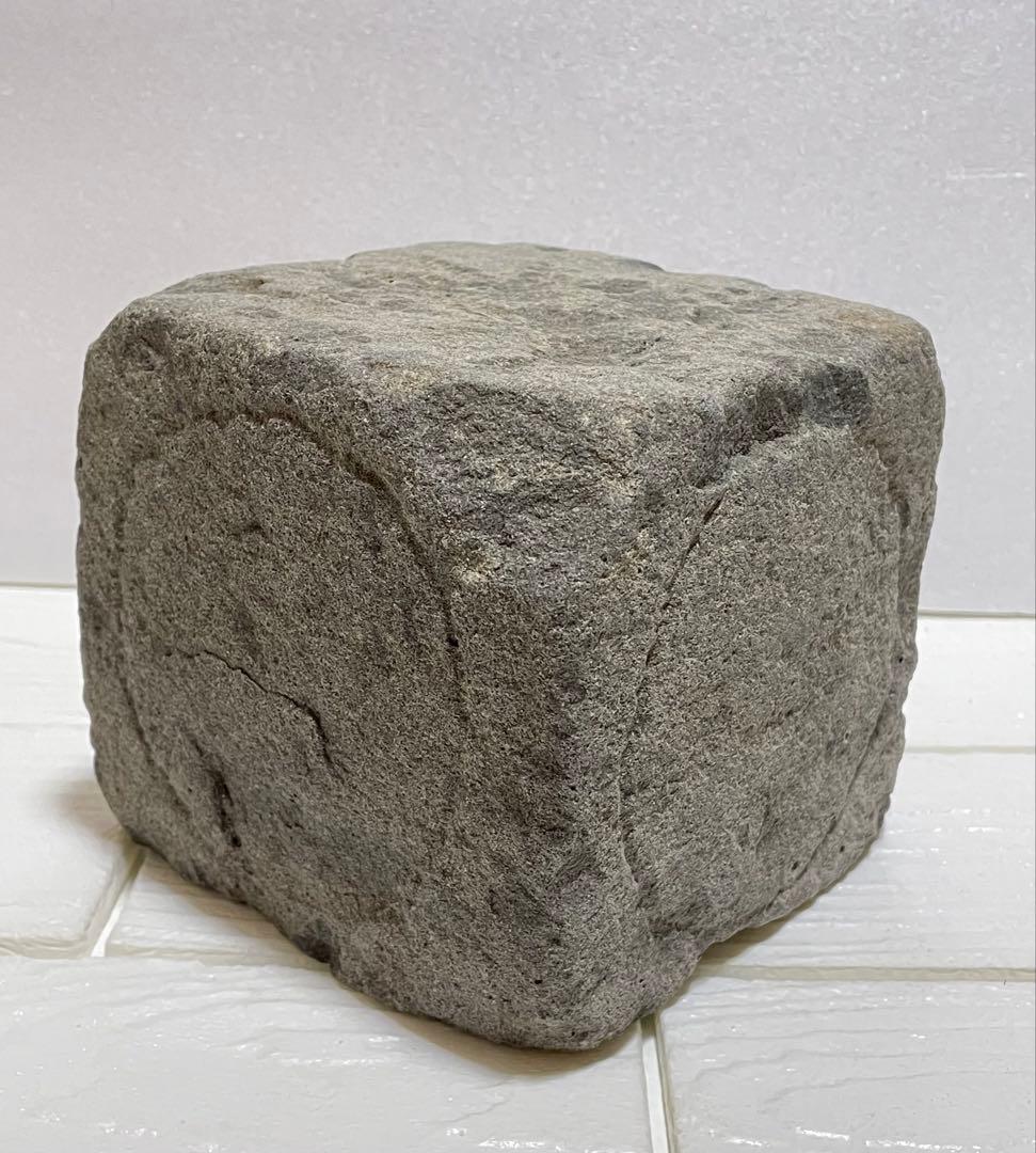 ◎宝篋印塔 塔身 月輪彫 種子摩耗 検:泥塔 五輪塔 仏教美術