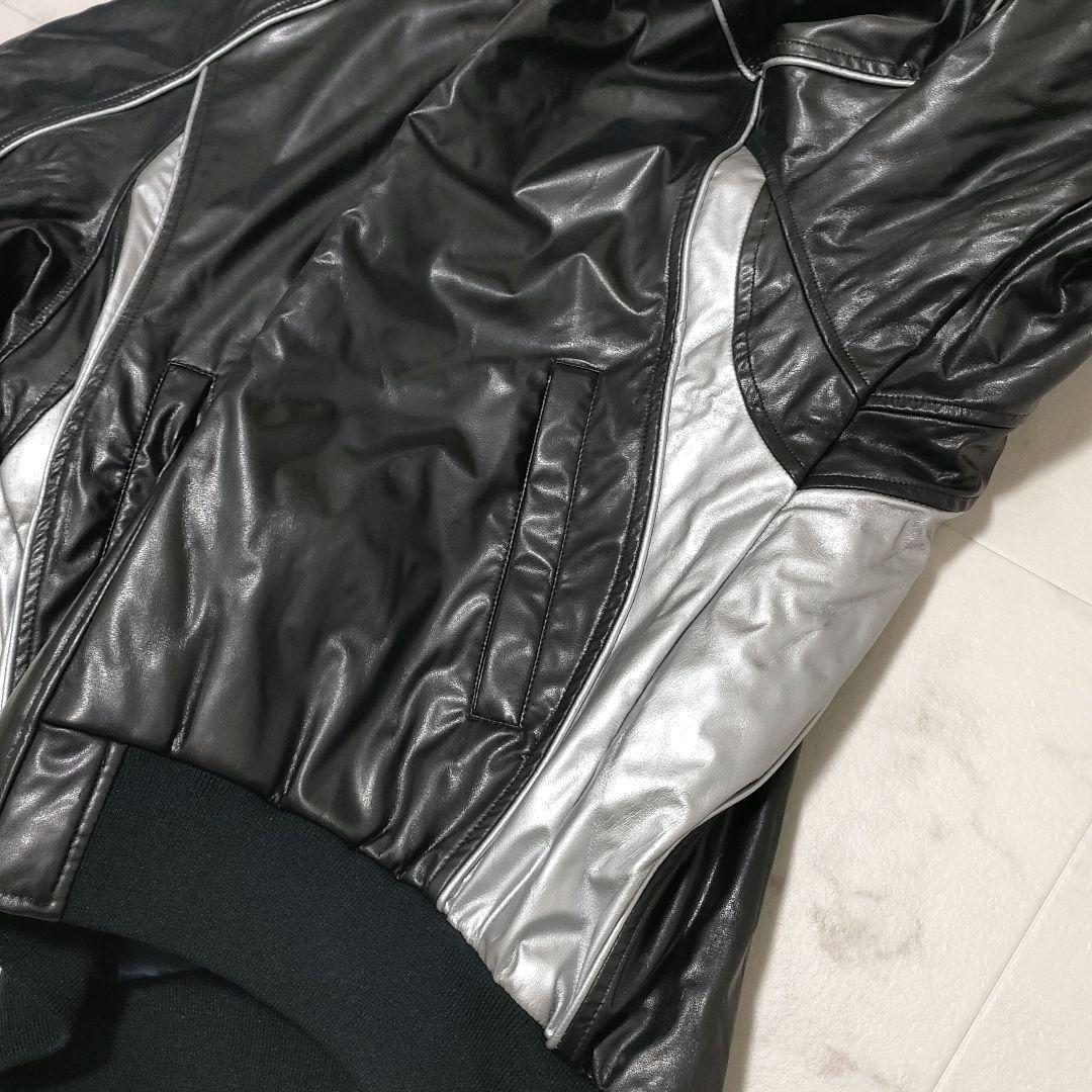 【美品】ローリングス　野球　グラウンドコート　光沢　ブラック　シルバー　Sサイズ