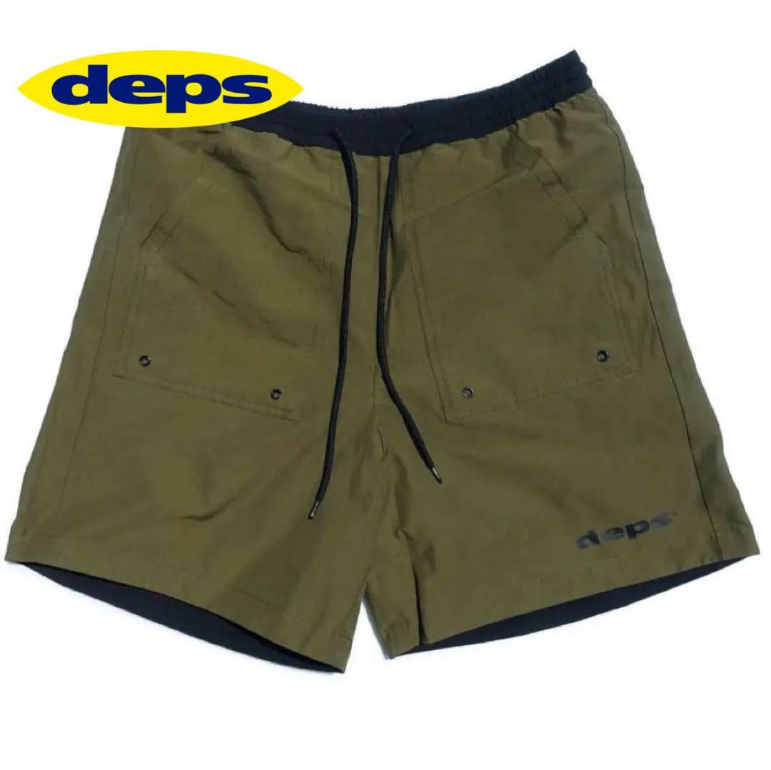 未開封！M！①ブラック&オリーブ！デプス リバーシブルショーツ 水陸両用パンツ