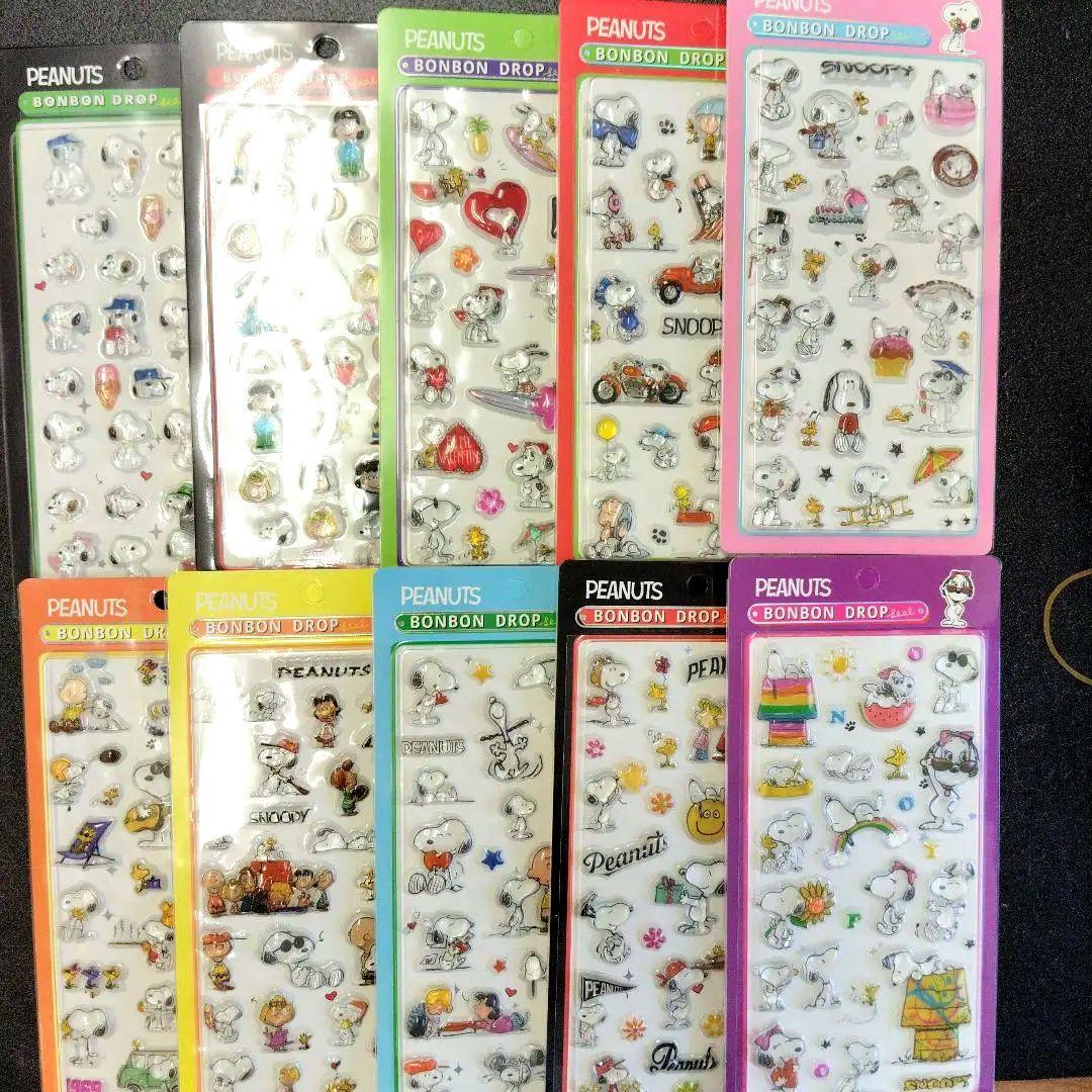 PEANUTS BONBON DROP スヌーピーシール 10枚セット
