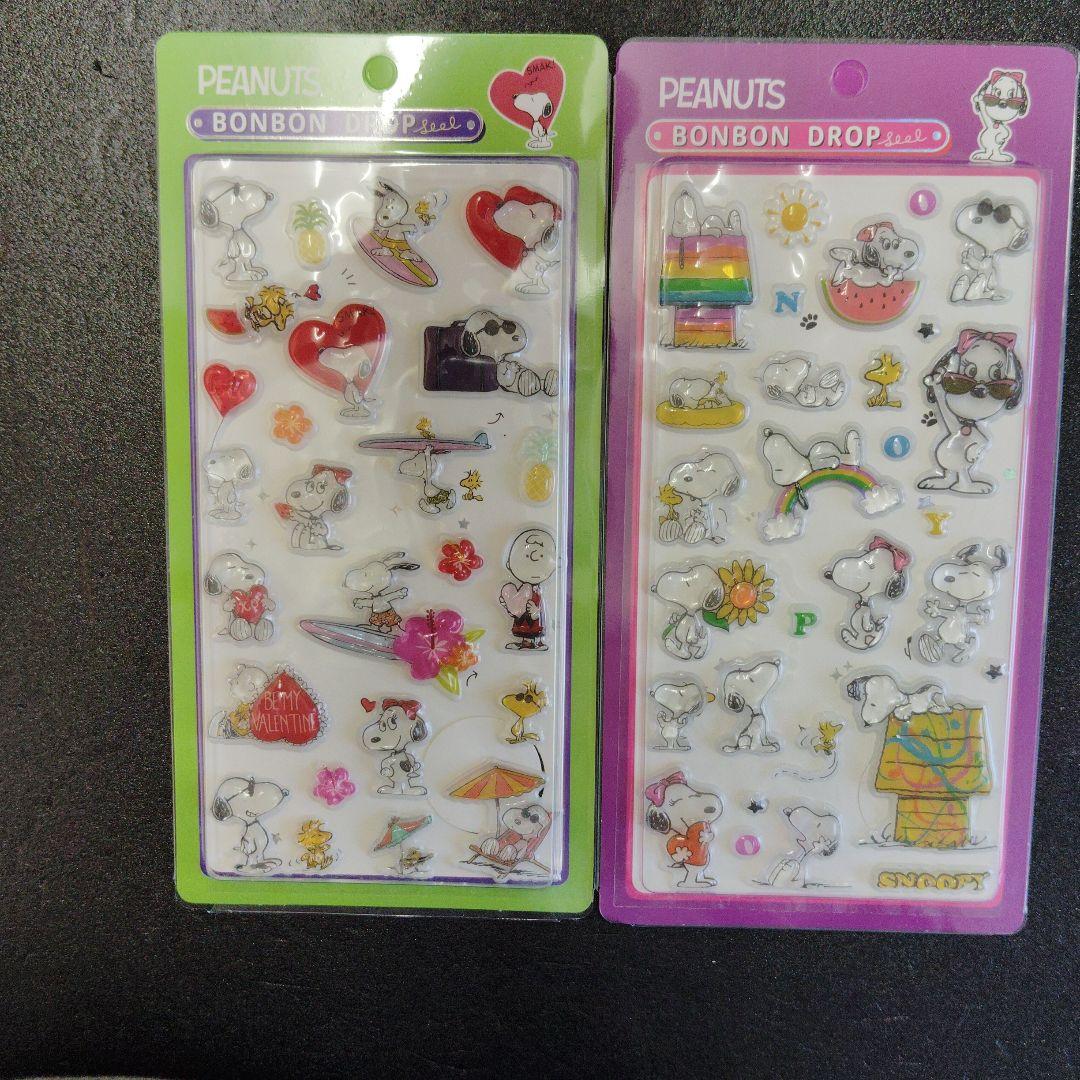 PEANUTS BONBON DROP スヌーピーシール 10枚セット