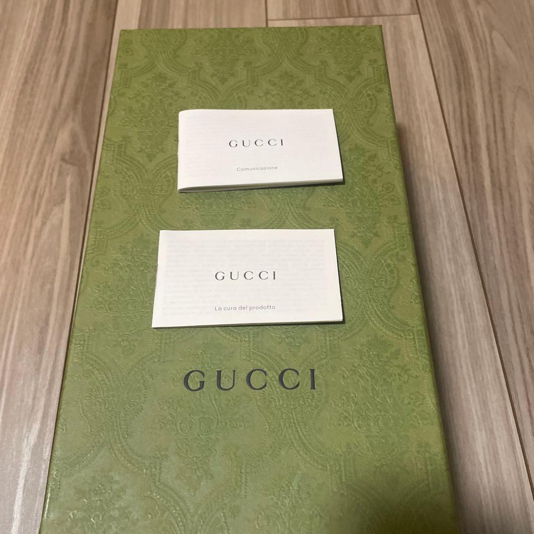 【新品未使用】GUCCIブラックレザー ローファー ゴールド金具34.5/22㎝