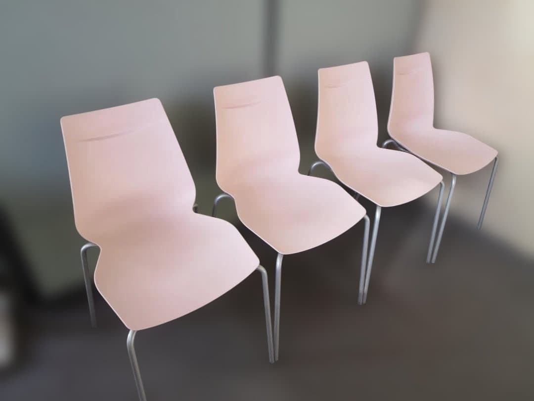 河淳　KAWAJUN　スタッキングチェア　アノアチェア　4脚セット