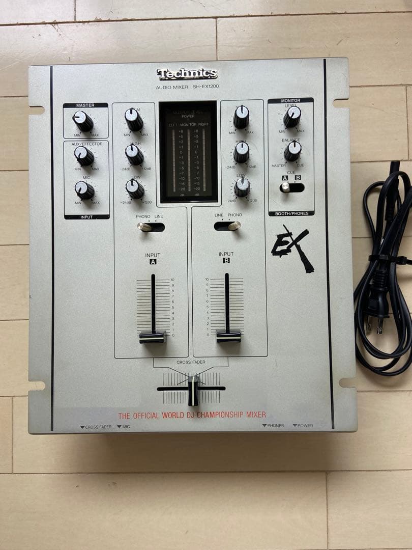 整備済み　Technics sh-ex1200DJミキサー