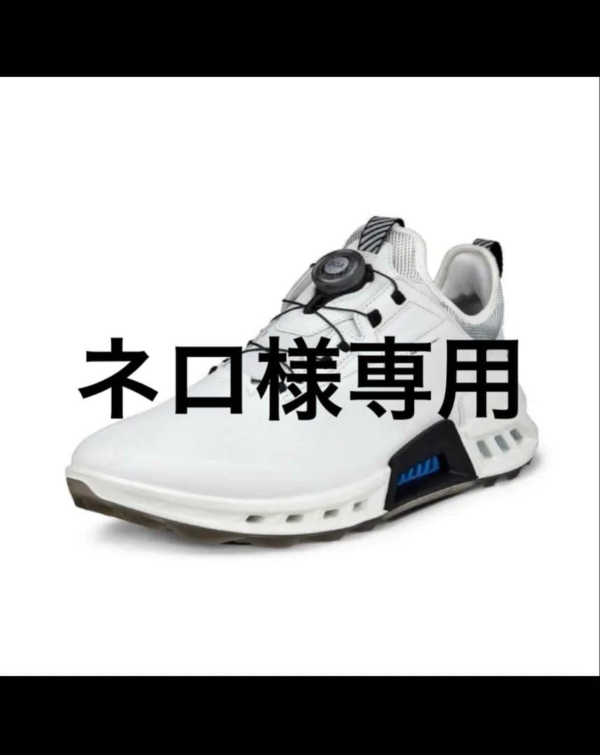 ecco ゴルフシューズ ホワイト BOA