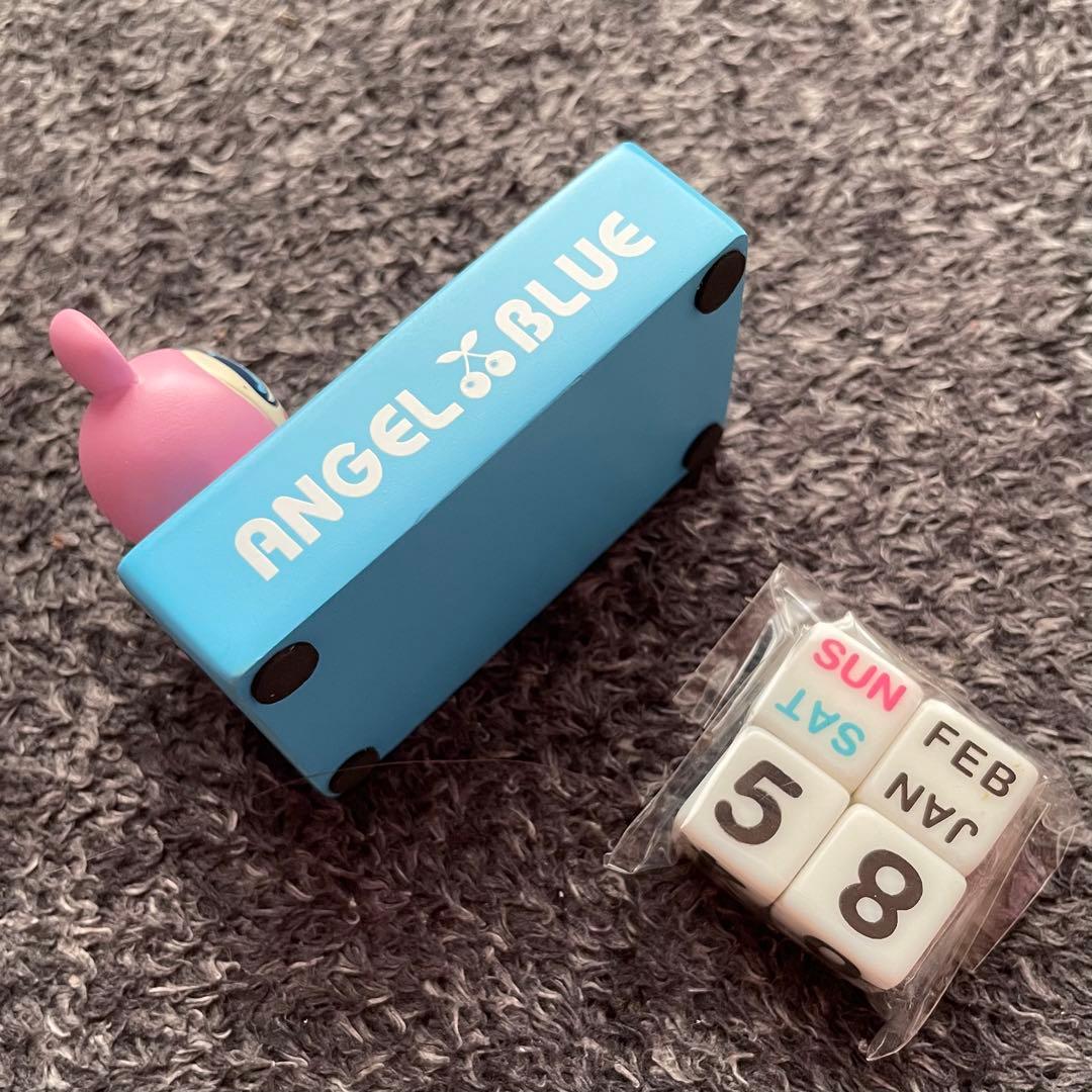 激レア！エンジェルブルー☆キラリちゃんマスコット付き万年カレンダー