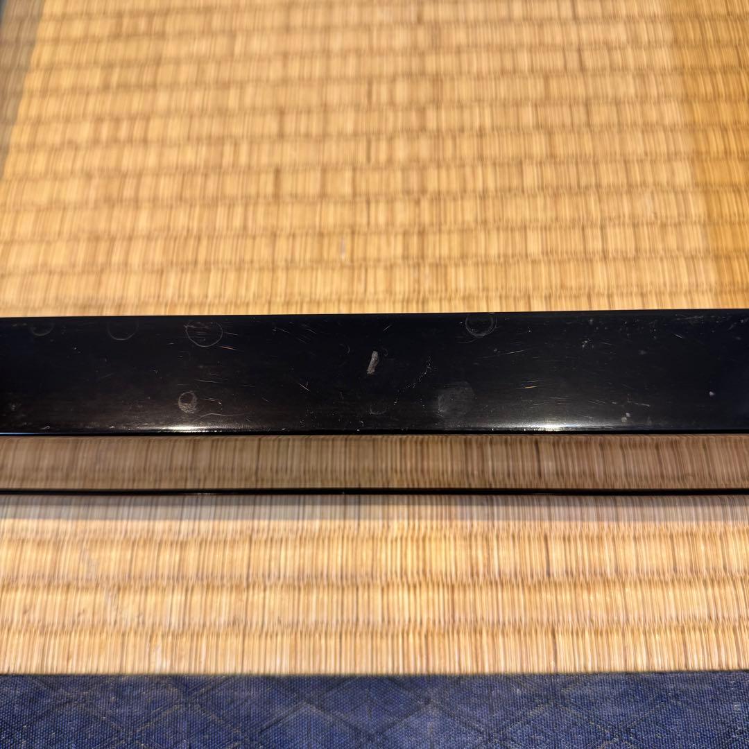 蒔絵師 細川司光 作 遠山蒔絵 炉縁 共箱 木製漆器 茶道具