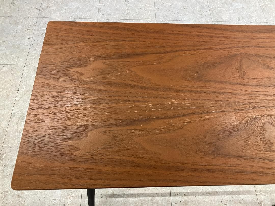 カウンターテーブルセット イス×2 ブラウン