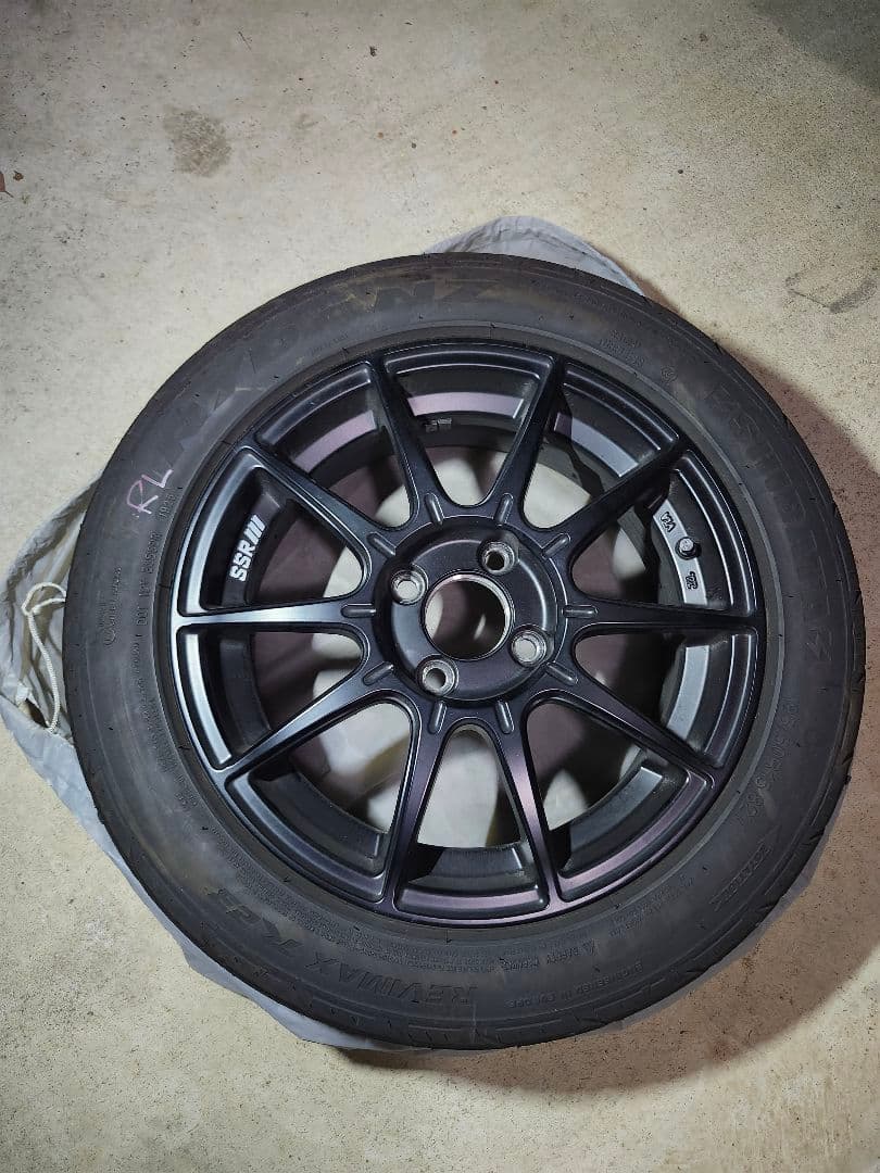 o*1様 SSR GT X01 フラットブラック 15インチ6.0J +45.0