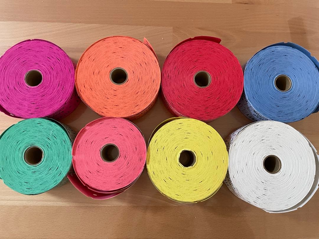 海外コラージュ紙物　ロールチケット