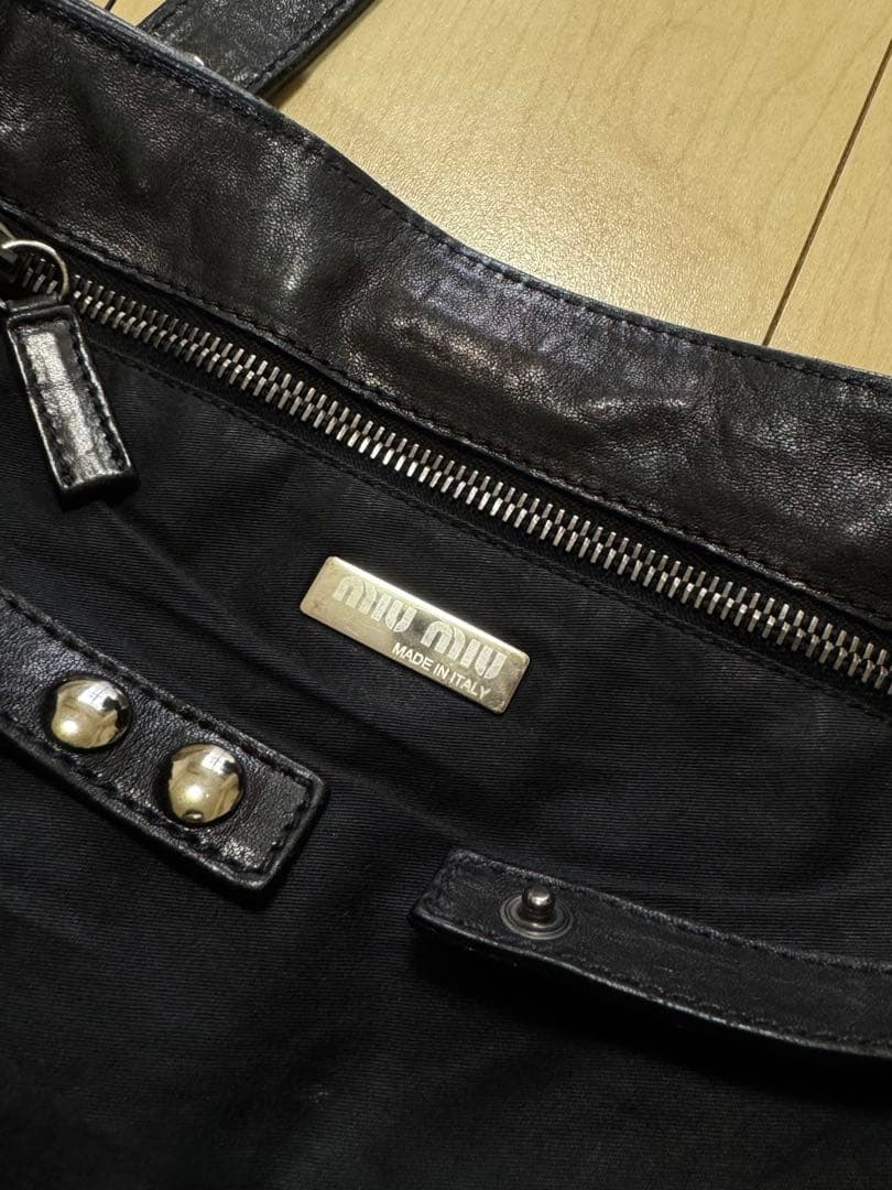 F*n様 miumiu archive レザーショルダーバッグ