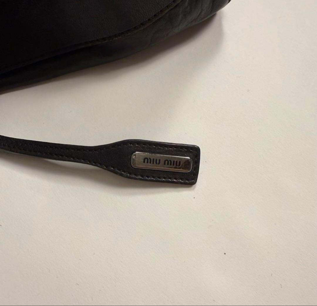 F*n様 miumiu archive レザーショルダーバッグ