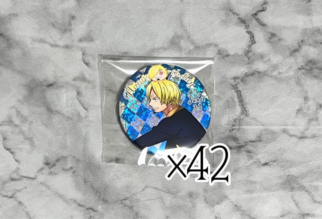 サンジ 缶バッジ バースデー