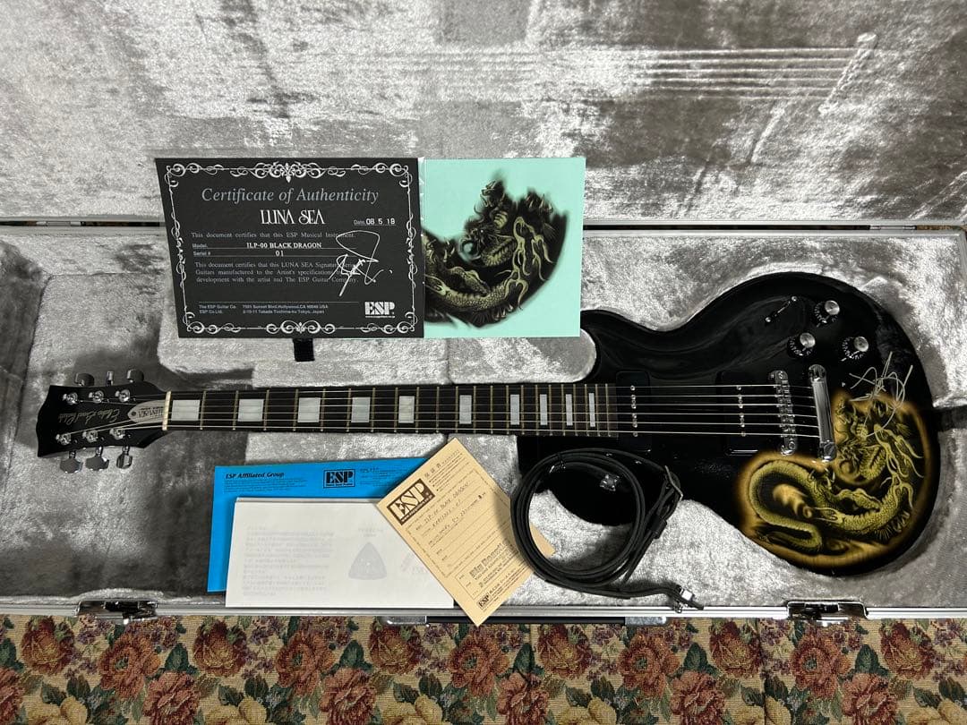 ギター ESP INORAN BLACK DRAGON #01