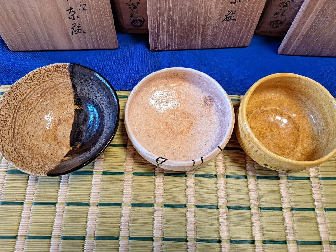 九代大樋長左衛門　12ヶ月茶碗　12客まとめて