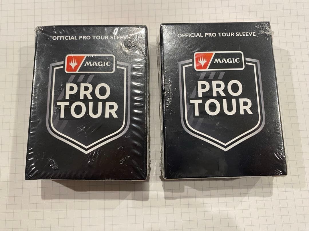 MTG プロツアー　PRO TOUR スリーブ　箱入り　未開封品 2個セット