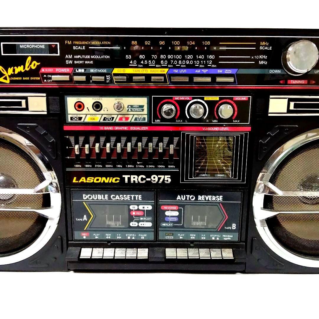 ★ラジカセ★LASONIC★TRC975★昭和レトロ★昭和家電★