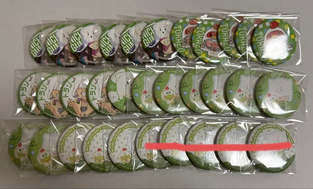 日常組トラゾー缶バッジまとめ売り