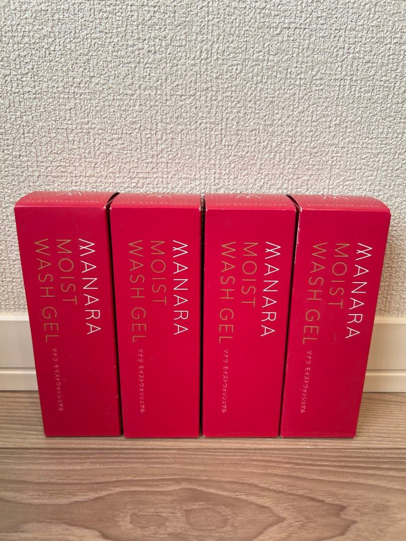 MANARA マナラ　モイストウォッシュジェル　しっとり　120ml 4本