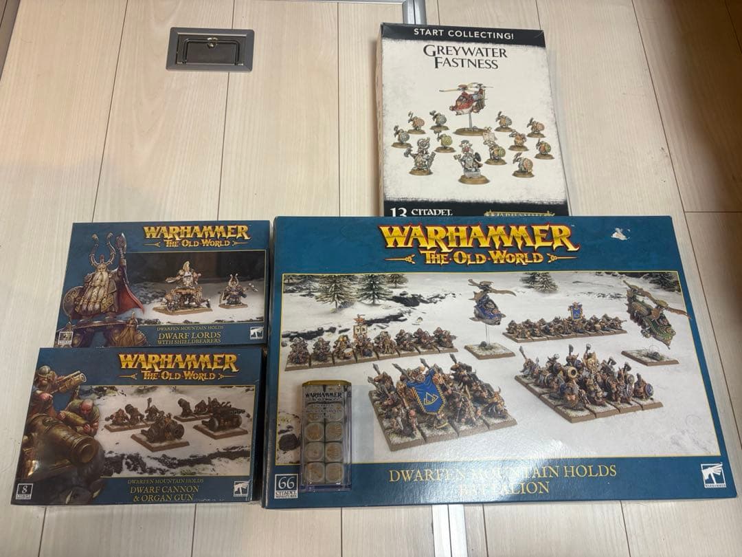 ウォーハンマーオールドワールド:ドワーフェン　アーミーセットまとめ売り