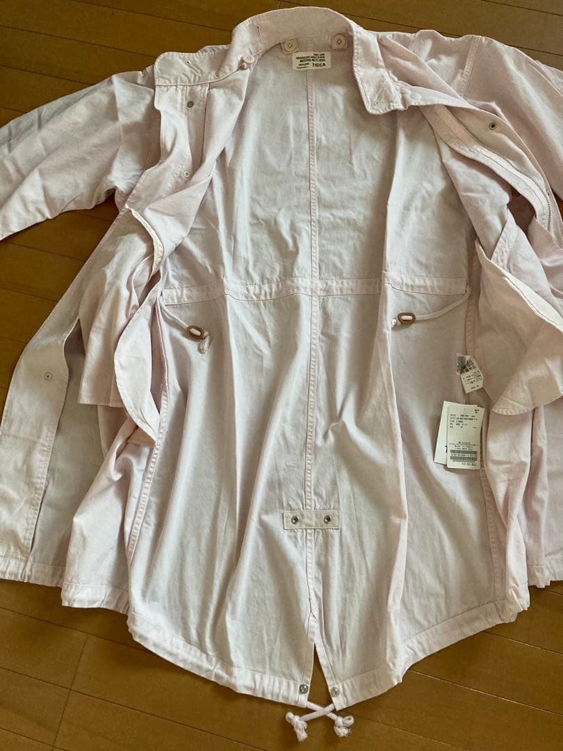 【新品未使用】 TICCA ティッカ ミリタリー モッズコート ピンク