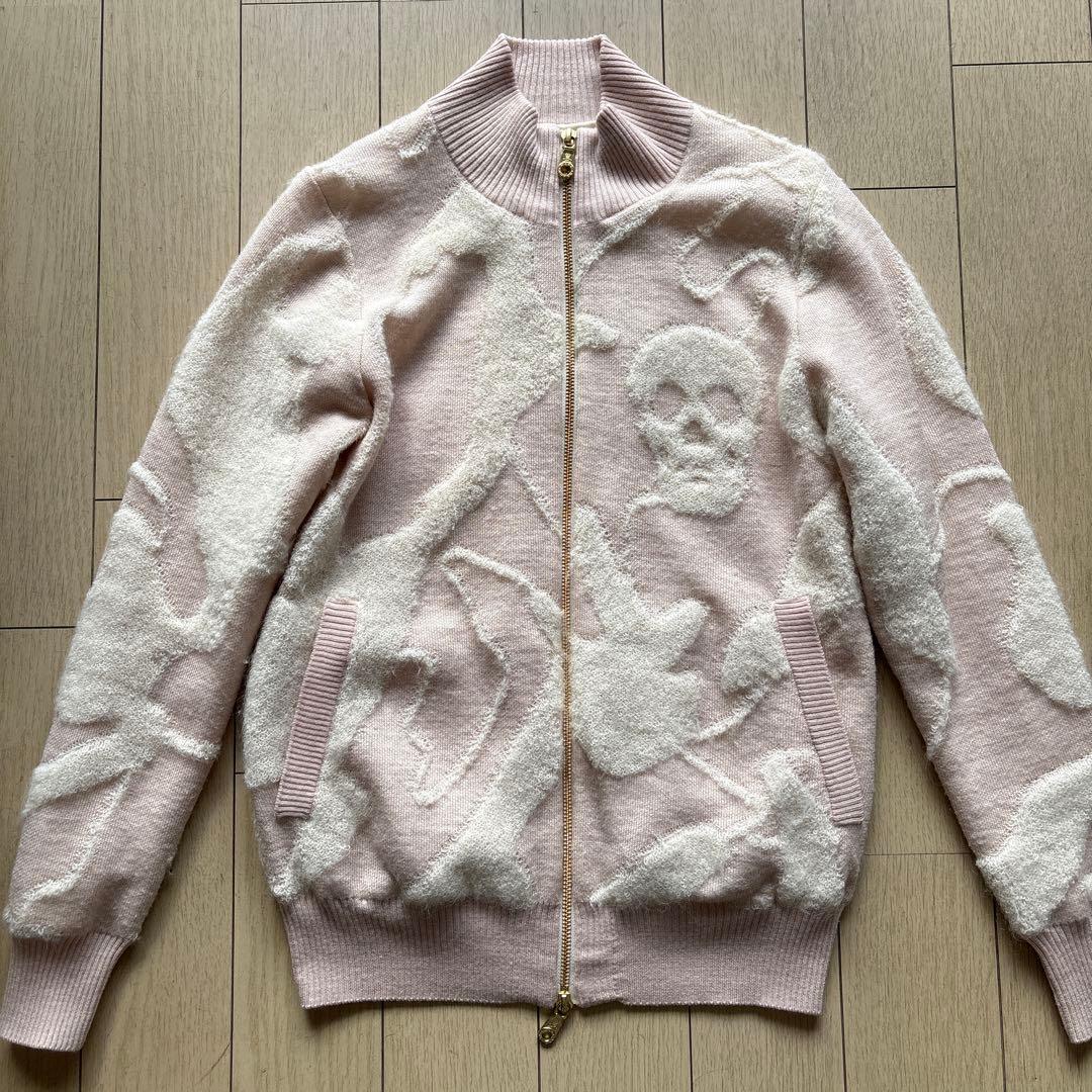 MARK&LONA マークアンドロナ ニットジャケット M ピンク系