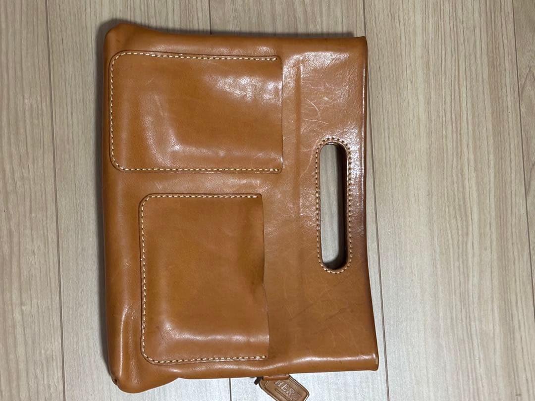 HERZ 手持ちもできるバッグインバッグ 横型　S-3-Y