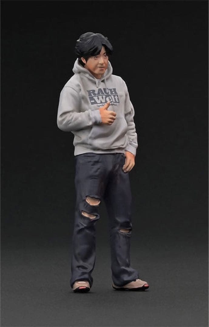 ミニカー 1/18 RWB 997 GT3 Orange With Mr.Nakai