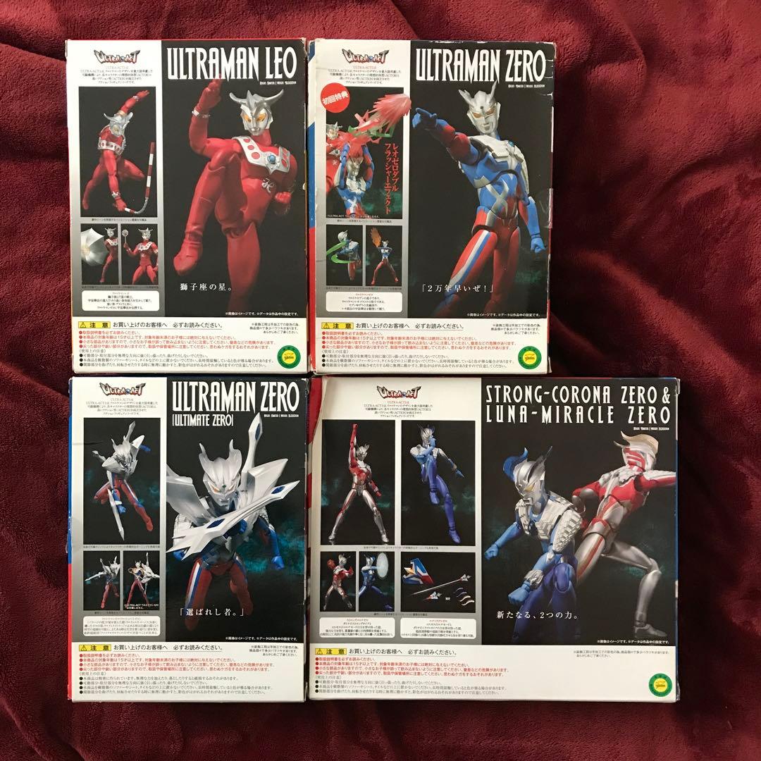 【訳あり有】ULTRA-ACT ウルトラマンレオ&ウルトラマンゼロシリーズ