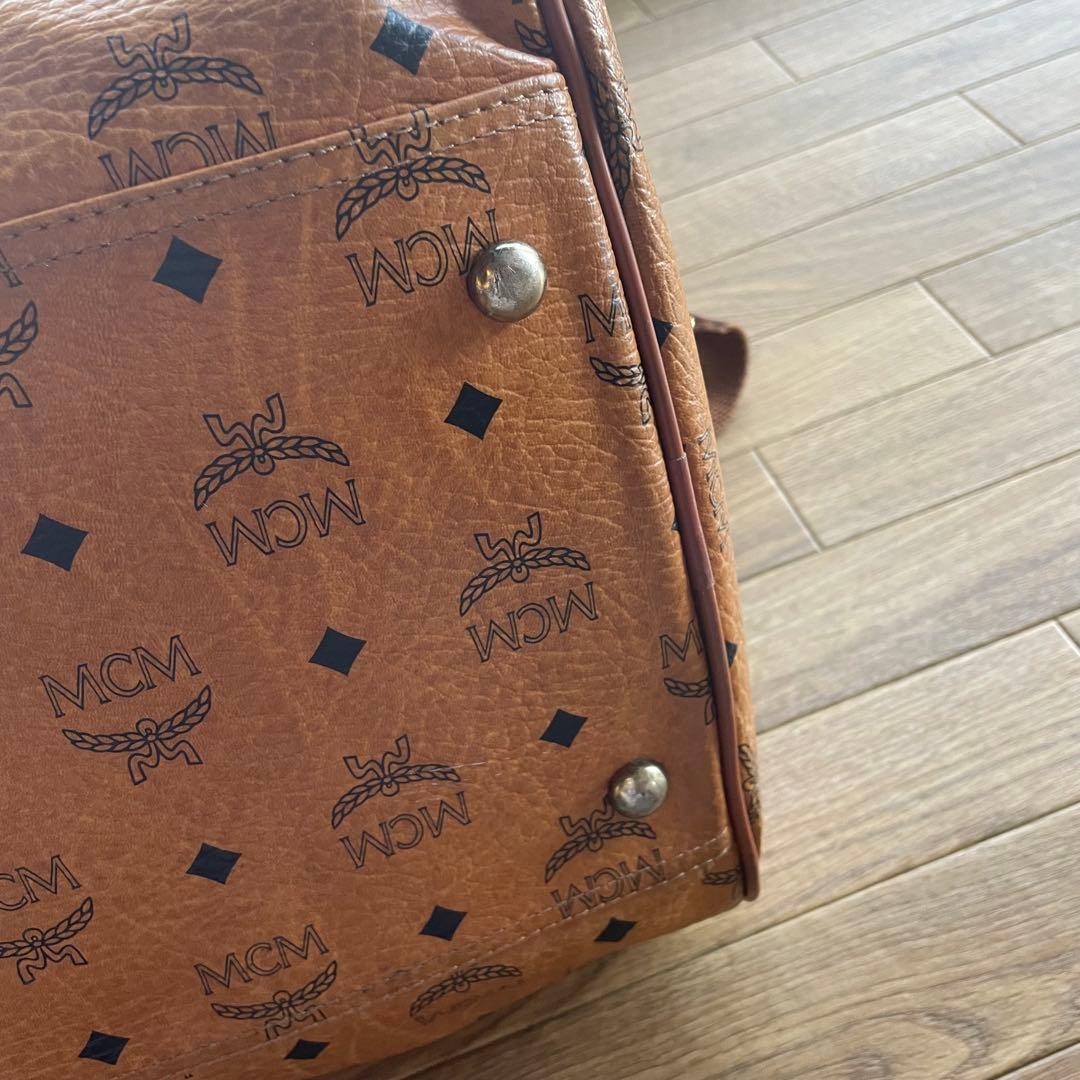 MCM ヴィンテージ ボストンバッグ 大容量 リバイバル人気
