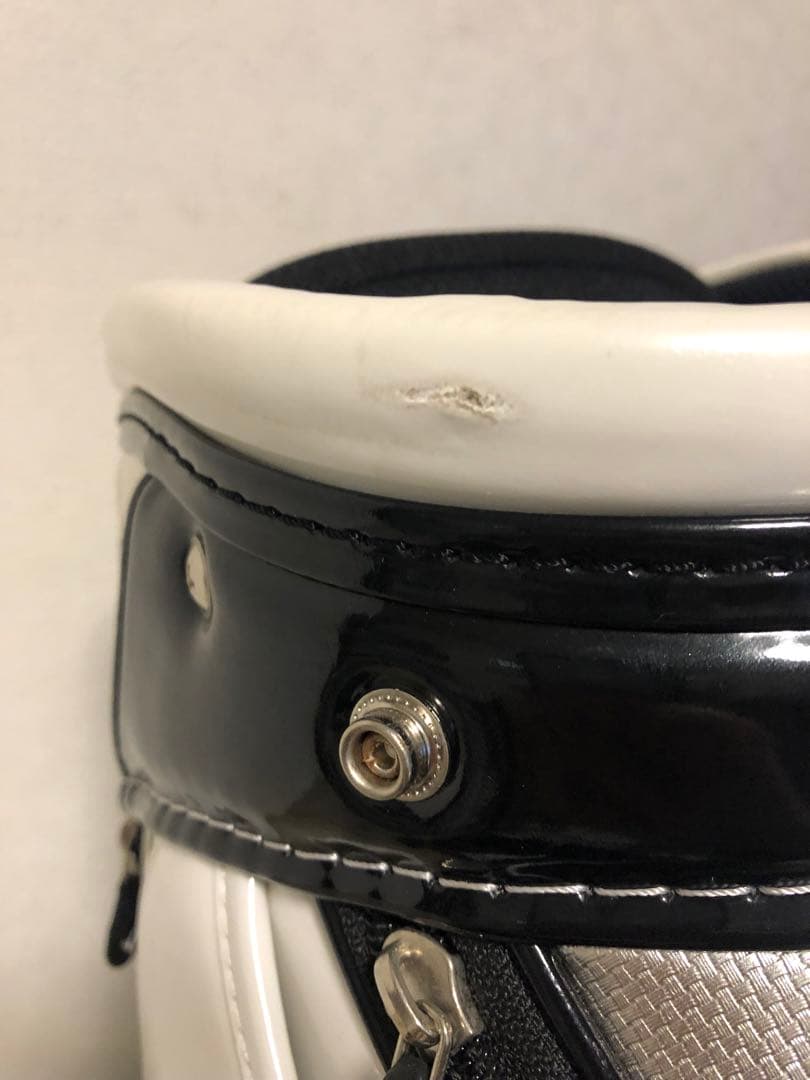 【美品】Callaway キャロウェイ ゴルフ エナメル３点式キャディバッグ