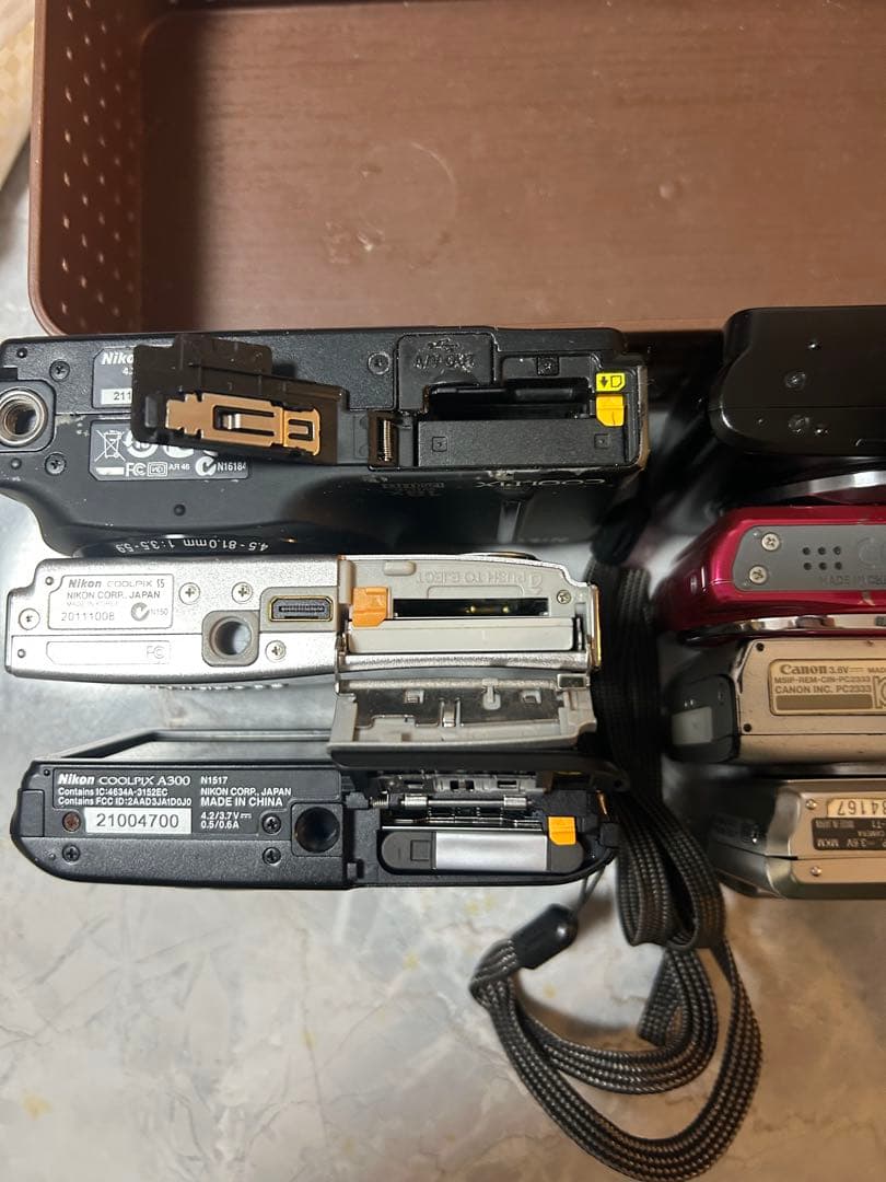 コンパクトデジカメ7台まとめ売り（ジャンク品）