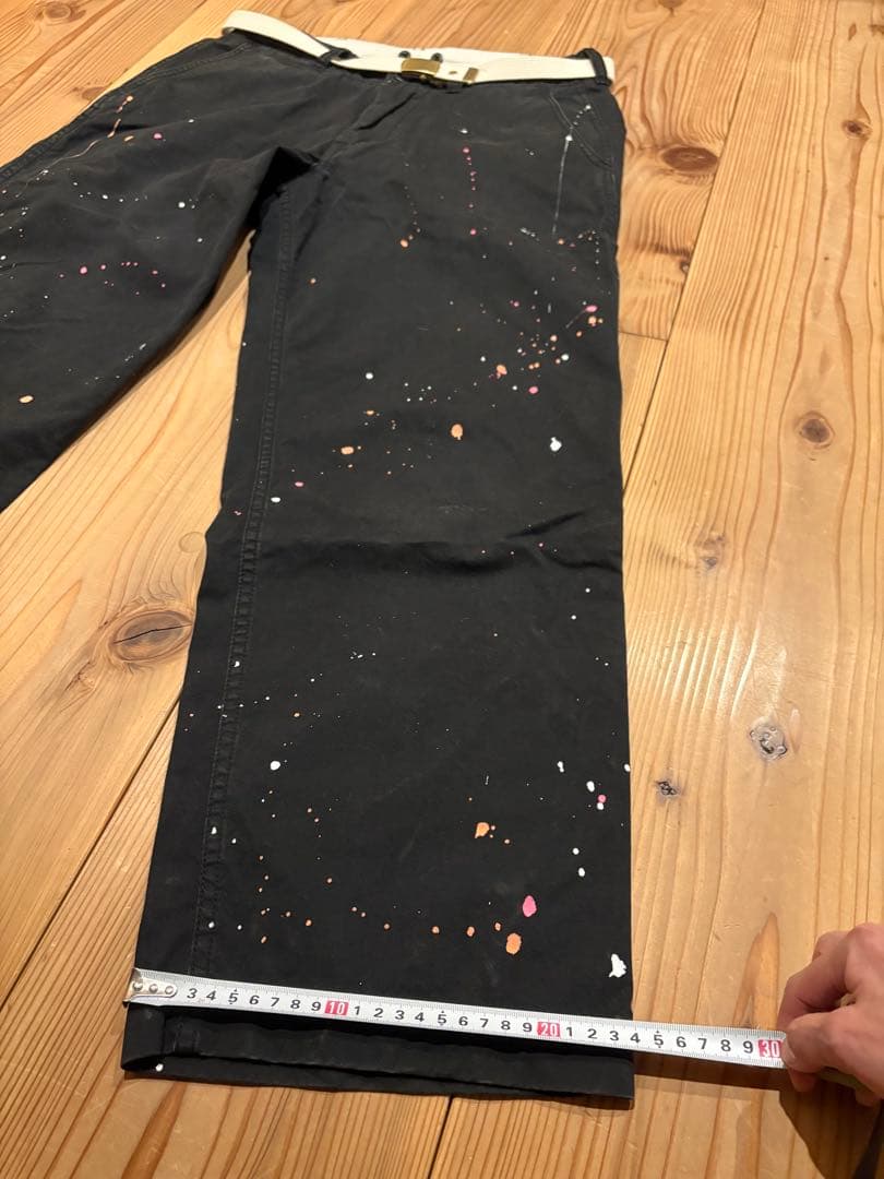 【美品】MASTER&CO. マスターアンドコー チノ ペンキ加工