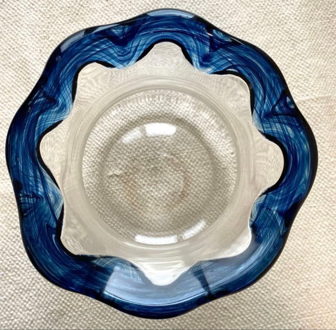 【最終価格】KITAICHI ガラス金魚鉢大 メダカ飼育鉢 厚手透明吹ガラス