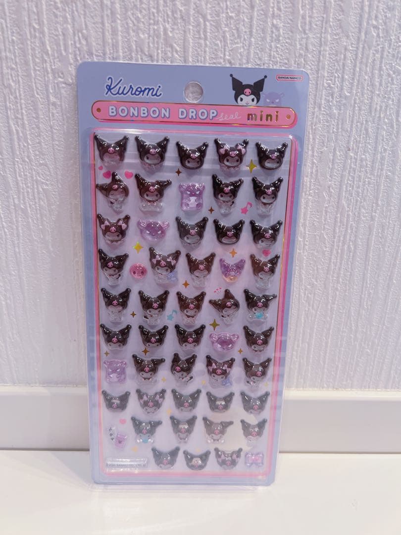 サンリオ　クロミ　ボンボンドロップシール　第一弾　第二弾　mini シール帳