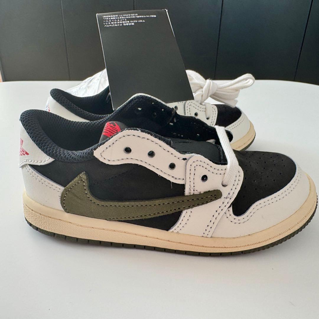 新品　NIKE JORDAN 1 LOW TRAVIS SCOTT 15cm