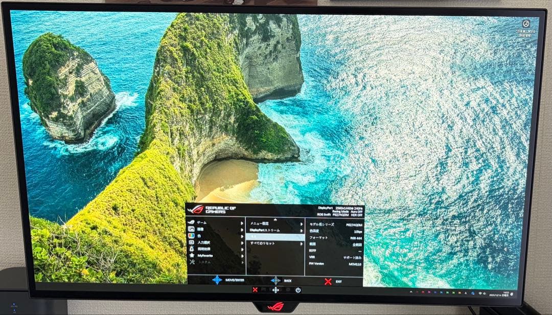 ASUS ROG Swift PG27AQDM 有機EL WQHD 240Hz