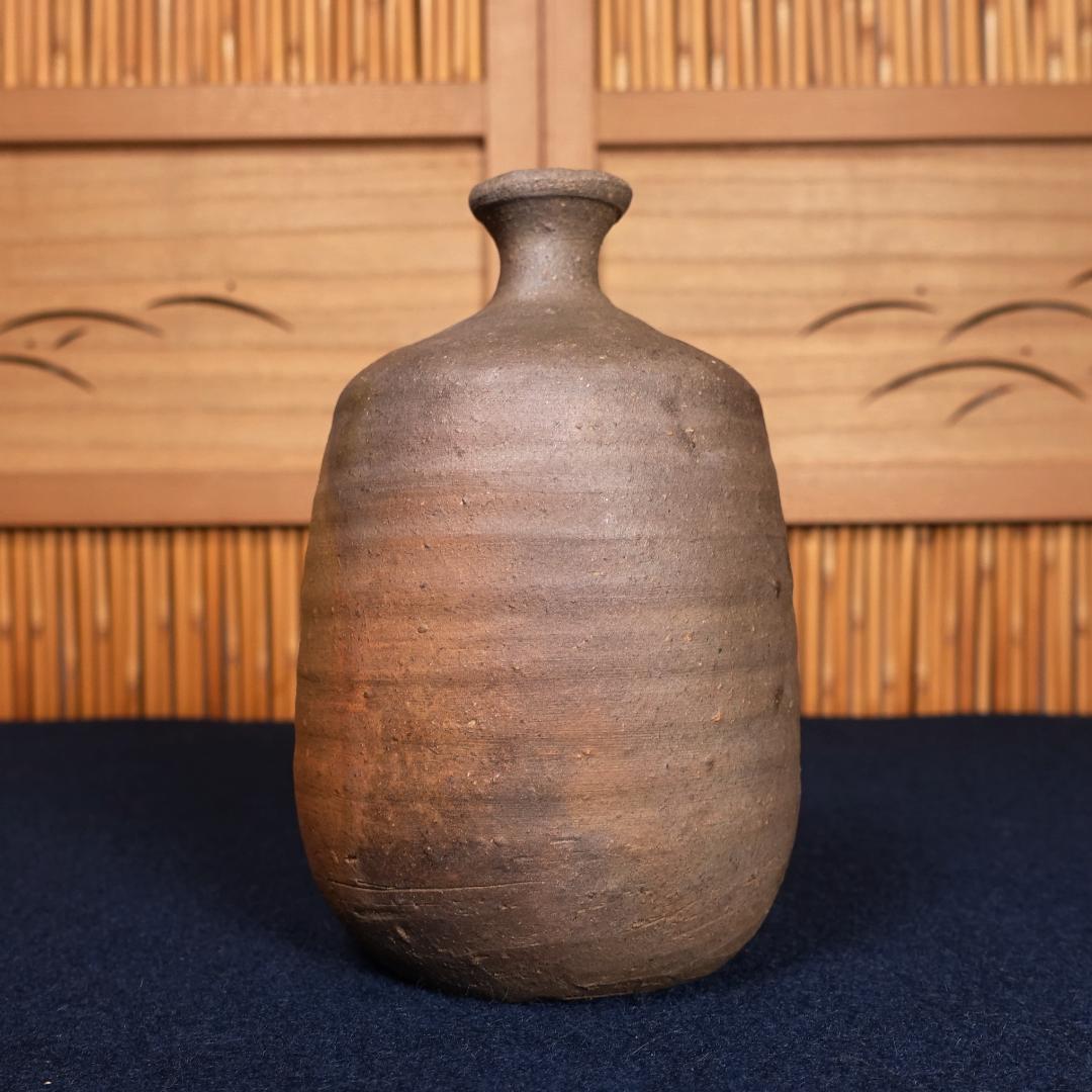 人間国宝 金重陶陽 三男 金重晃介 備前徳利 共箱