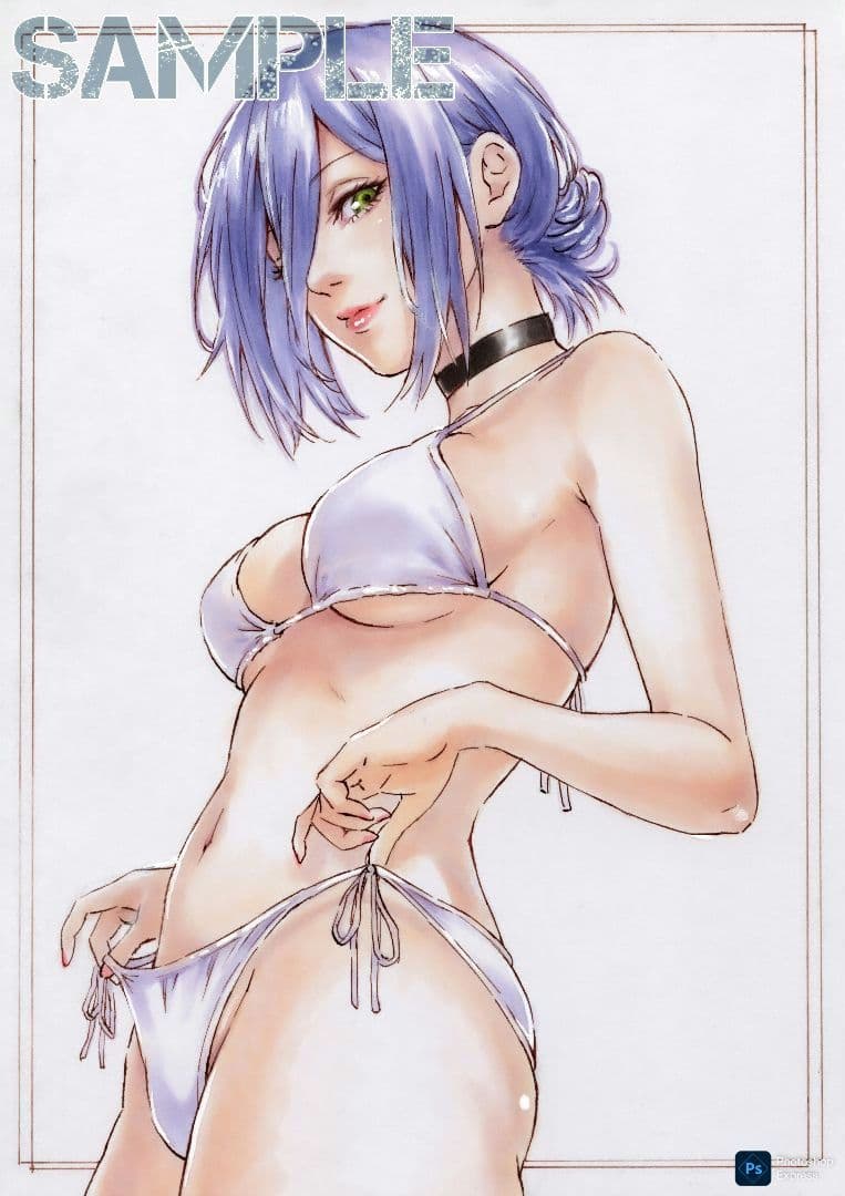 零*様 手描きイラスト ファンアート チェンソーマン レゼ A5