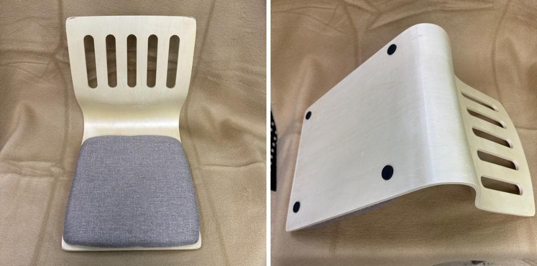 ★曲木　座椅子　9脚SET　クッション付　和室座椅子