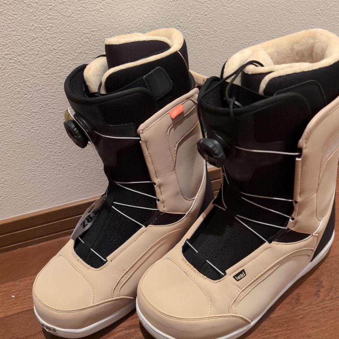 スノーボードブーツ 28.5cm ベージュ/ブラック