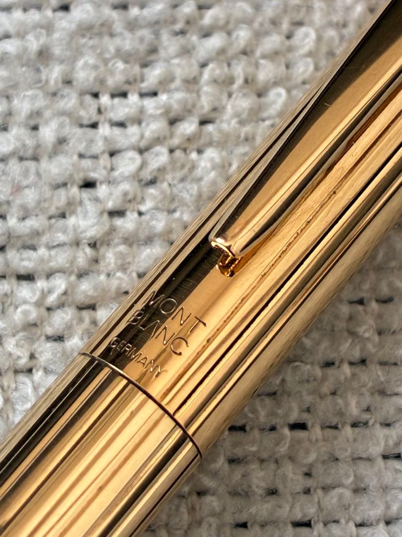 エ*和様 ◾️MONT BLANC モンブラン◾️ゴールド ボールペン・万年筆