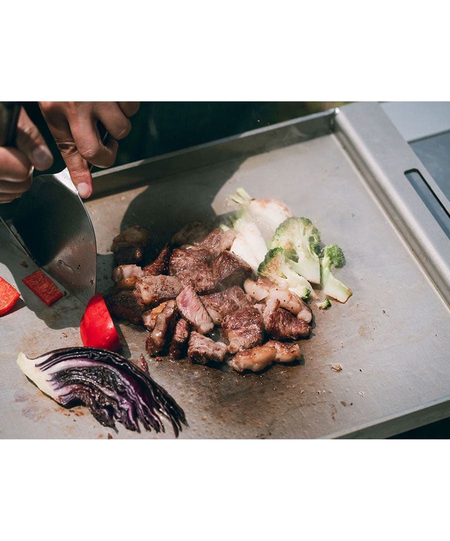 スノーピーク　オタフクソースコラボステンレスお好み焼鉄板