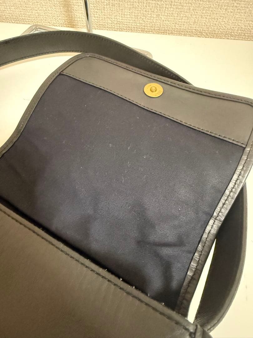 ソメスサドル 本革 ショルダーバッグ 斜め掛け フラップ メンズ