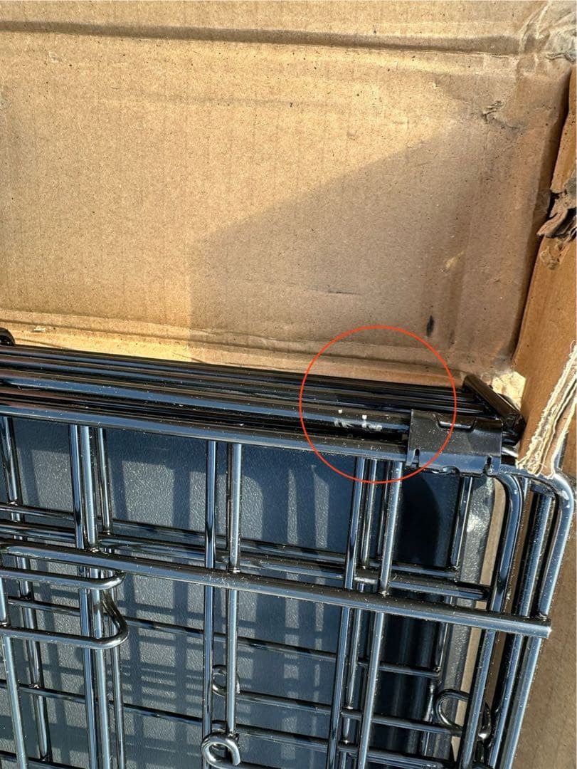 Amazonベーシック 犬 ペットケージ 折りたた ダブルドア 大型犬 ブラック