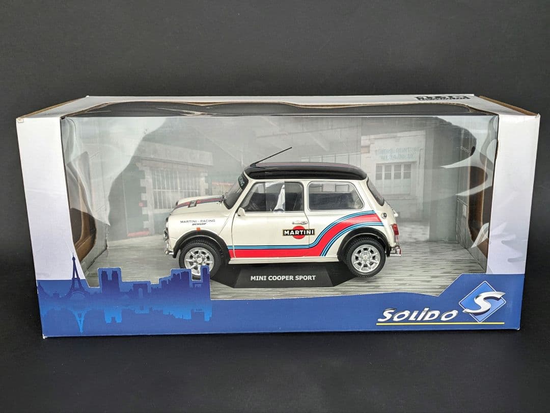Solido 1/18 ミニクーパー スポーツ 1998 マルティニ カラー
