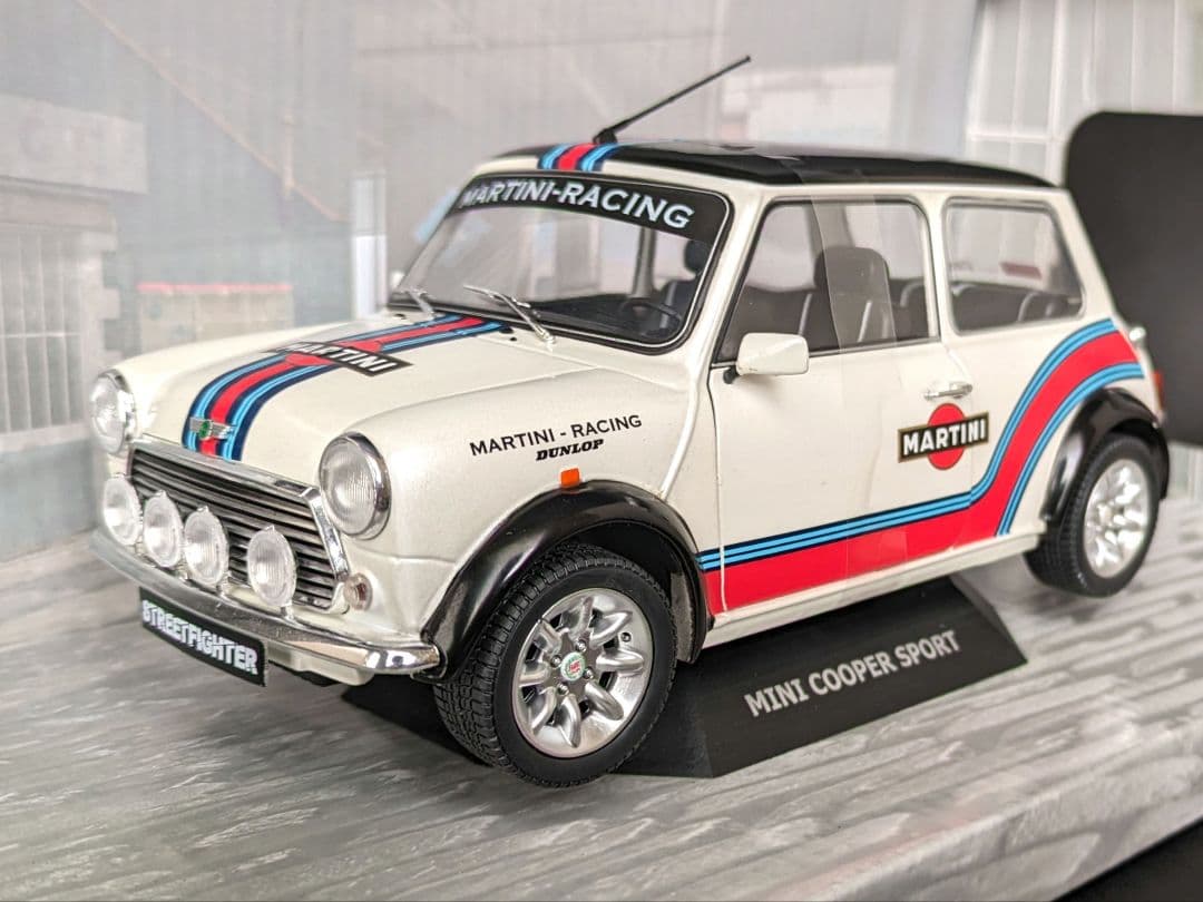 Solido 1/18 ミニクーパー スポーツ 1998 マルティニ カラー